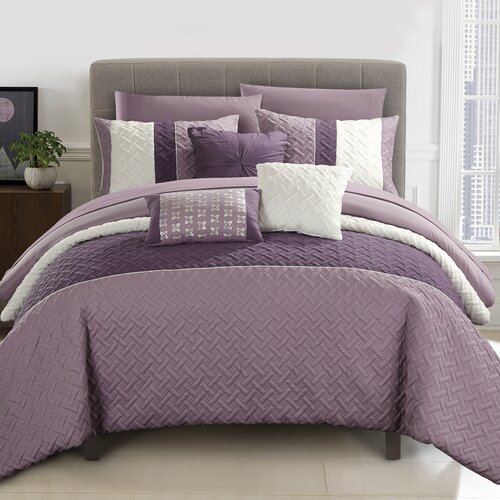 Wayfair Bed In A Bag You Ll Love In 2024   Fircrest 10 Piece Bed In A Bag Comforter Set 